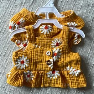Two piece summer floral set 3-6 months